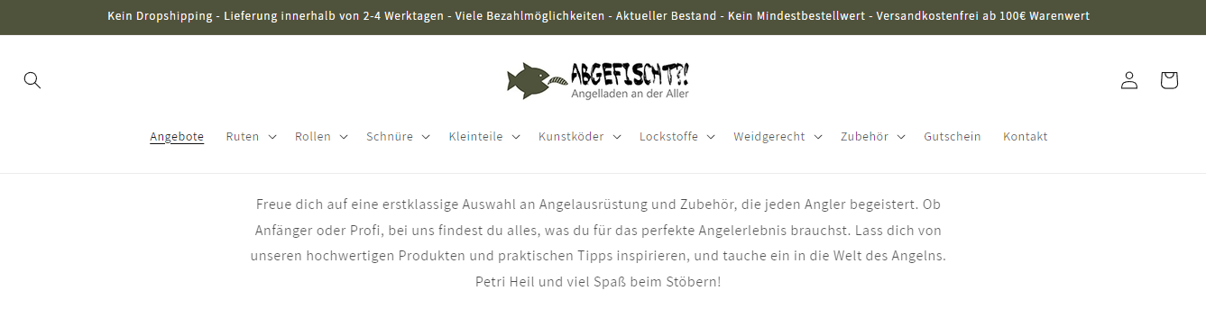 Abgefischt Onlineshop